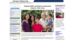 Desktop Screenshot of overseas-filipinos.com